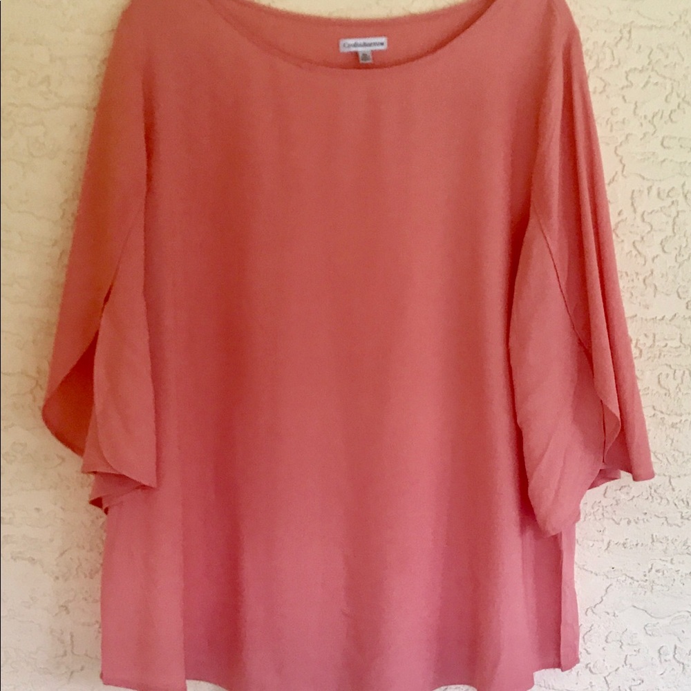 Croft&Barrow Women top. Split detail on 3/4 sleeve